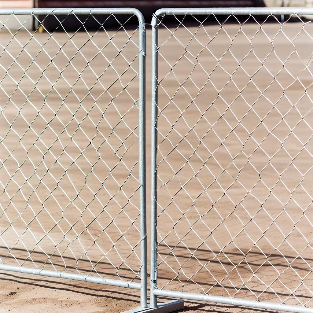 Chainlink temporary Fencing